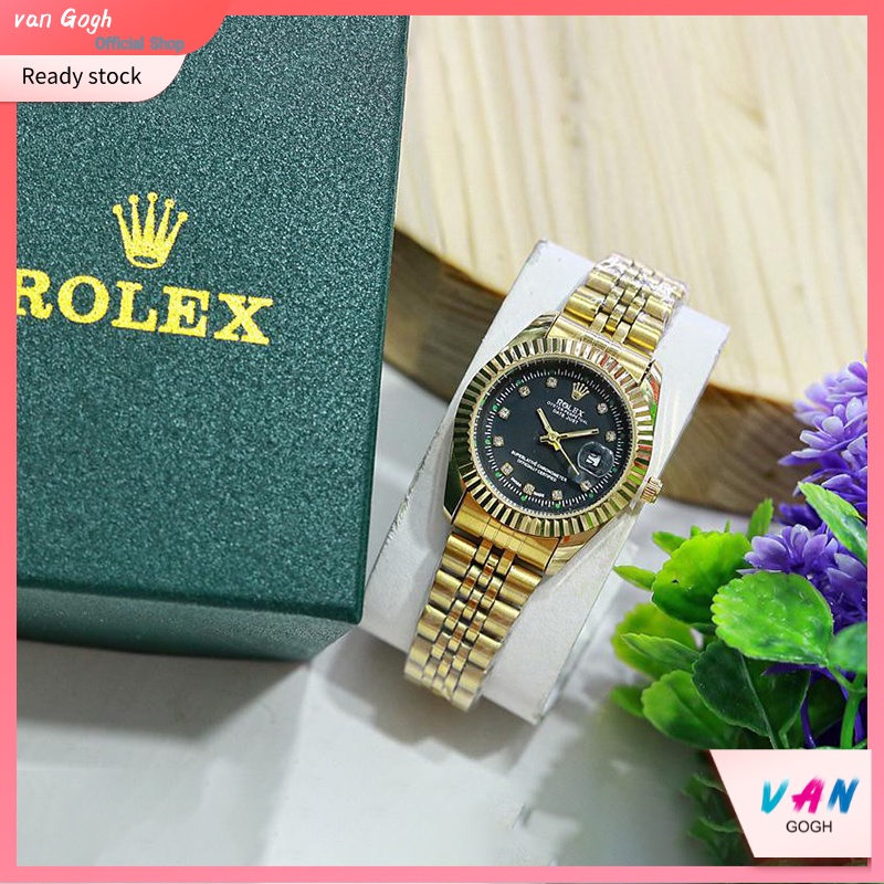 VAN Gogh Grosir Jam Tangan Rolex Wanita Pria Termasuk Kotak Asli