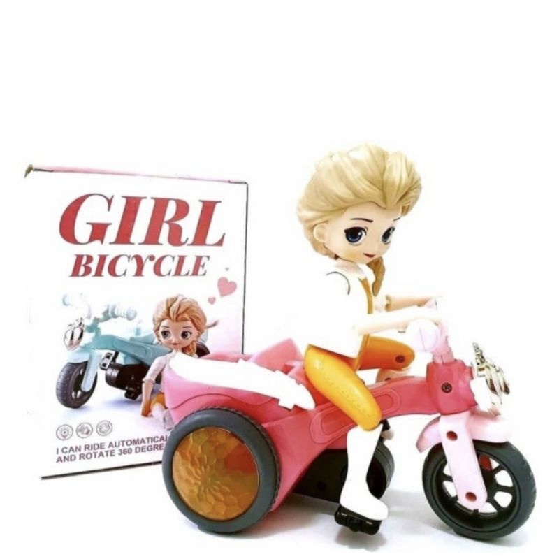 Mainan Anak Dancing Girl Sepeda Frozen