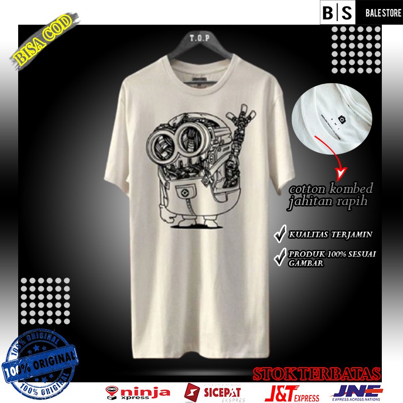 kaos pria baju distro baju pria baju distro cowok distro bandung baju pria keren baju bandung minion