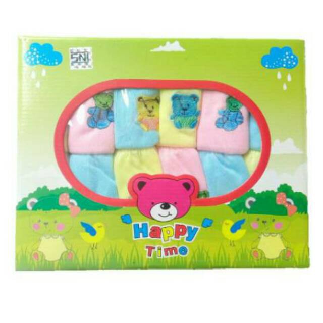 1 Dus isi 12 Pcs Celana Dalam Happy Time - Celana POP Bayi Baru lahir