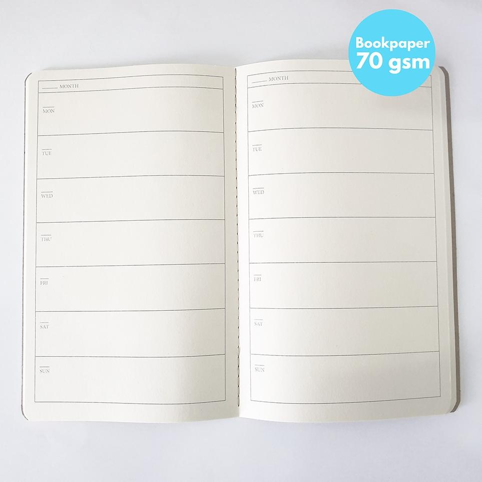 

[KODE ASGAI] Weekly Journal - Notebook - Agenda - Planner Softcover