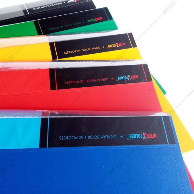 

Harga Murah!!-465 Clear Holder / Display Books Folio 60 Pockets - Inter X Folder - Black
