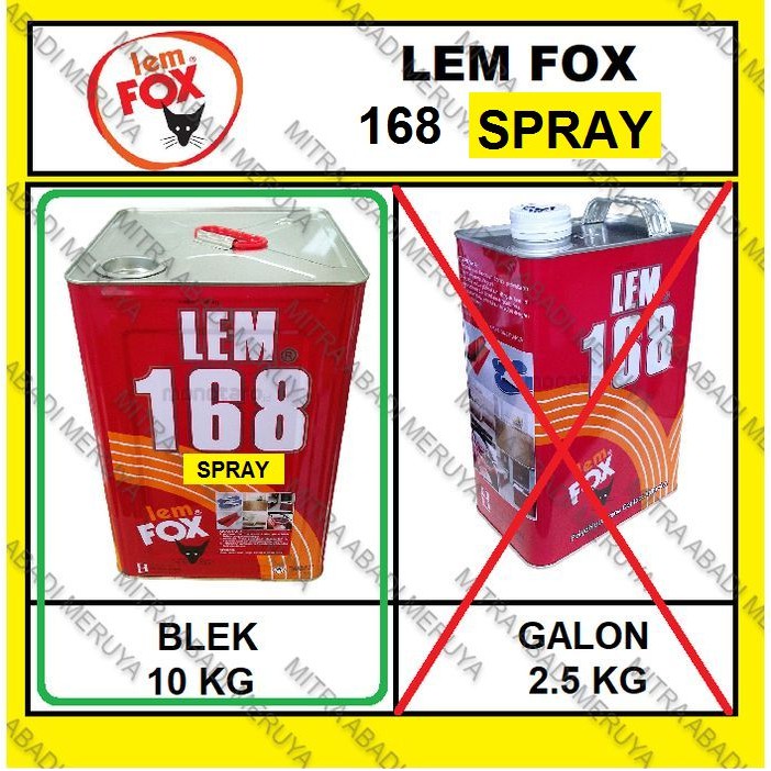 Lem SPRAY Lem FOX SPRAY Lem Kuning Semprot Blek