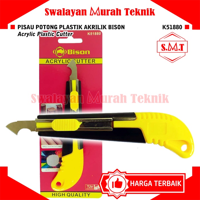 

Pisau Potong Plastik Akrilik BISON K51880 Acrylic Plastic Cutter