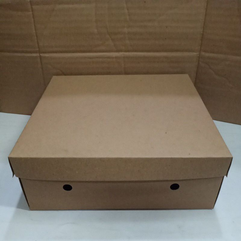 

Kotak Dus Snack Coklat Kraft 20 cm x 20 cm 10 pcs