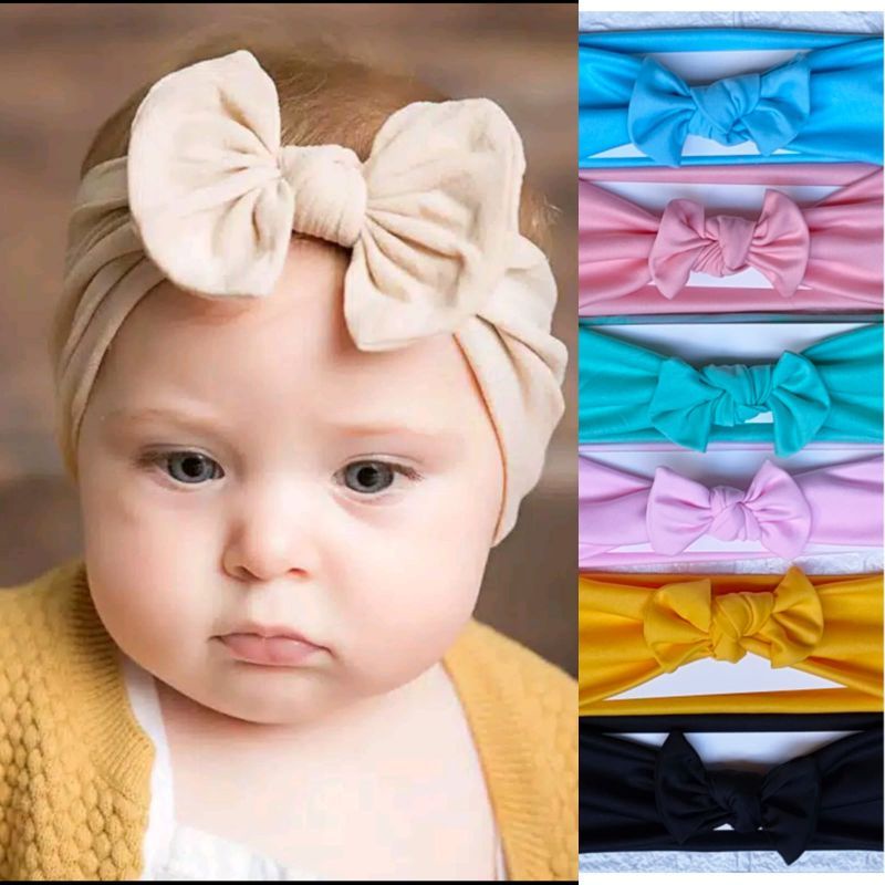 TAFBABY Bandana Bayi Pita Caesa Bando Balita Anak Perempuan