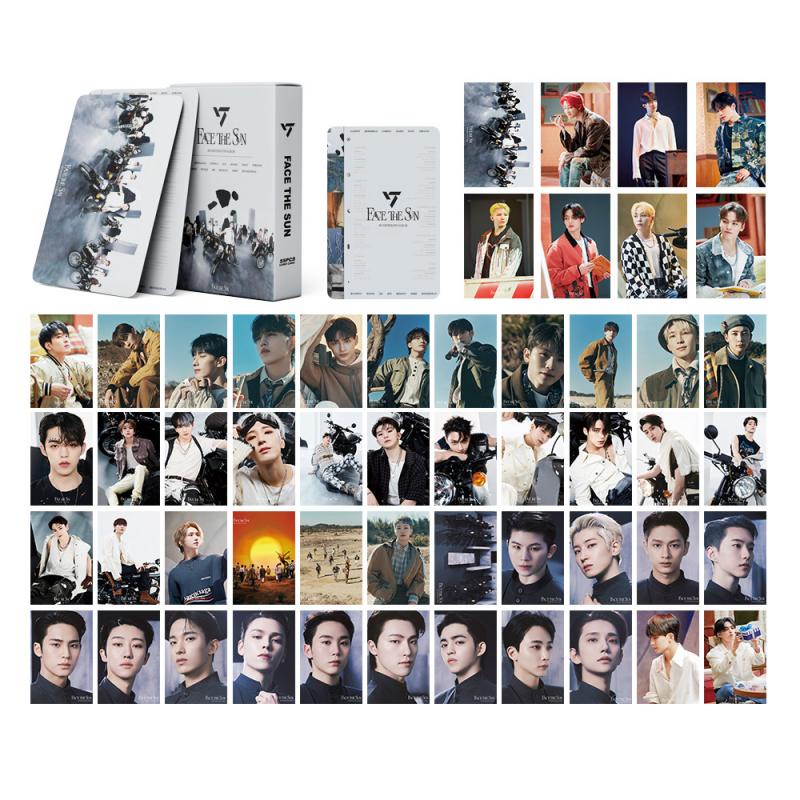 55pcs Kartu Lomo Foto Kpop SEVENTEEN Album Untuk Koleksi