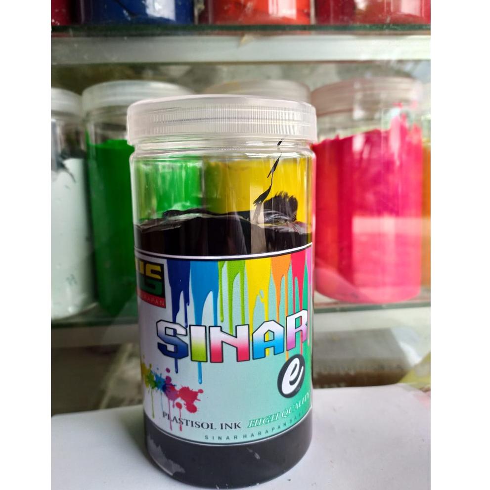 

[KODE 997] tinta plastisol ekonomis warna putih SINAR HARAPAN SABLON kemasan 1kg