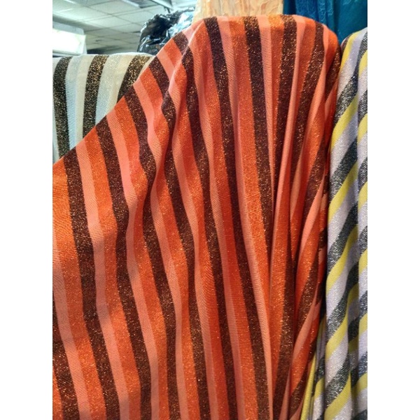kain/bahan kaos salur gliter