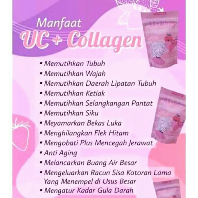 

Uc + collagen minuman pemutih Viral