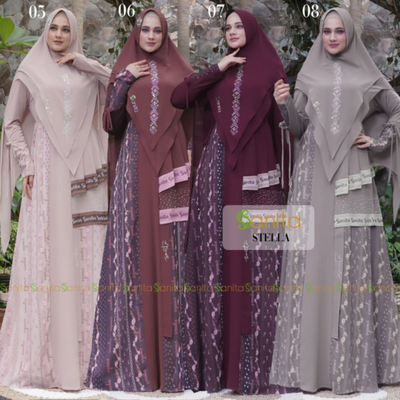 SANITA Stella Set Syari / Syar'i Original READY STOCK