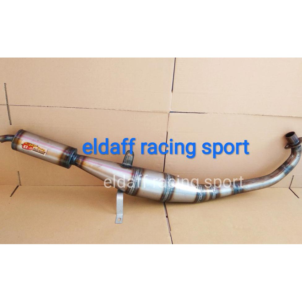 Knalpot satria 2 tak standar racing CLD C3 bahan plat galvanis pilihan Promo