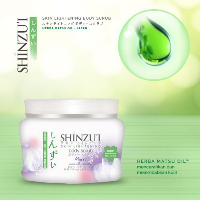 BPOM SHINZUI LULUR / SHINZUI BODY SCRUB LULUR 200gr