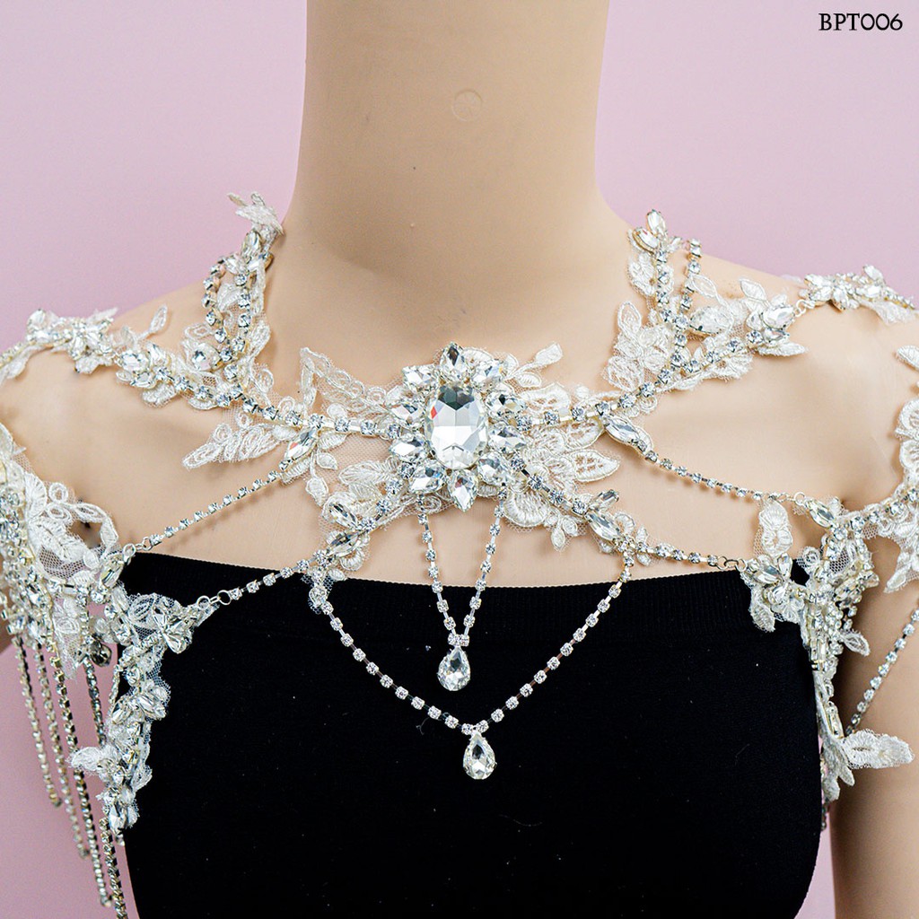 [READY STOCK] AKSESORIS WEDDING PESTA PENGANTIN BOLERO MUTIARA BPT006