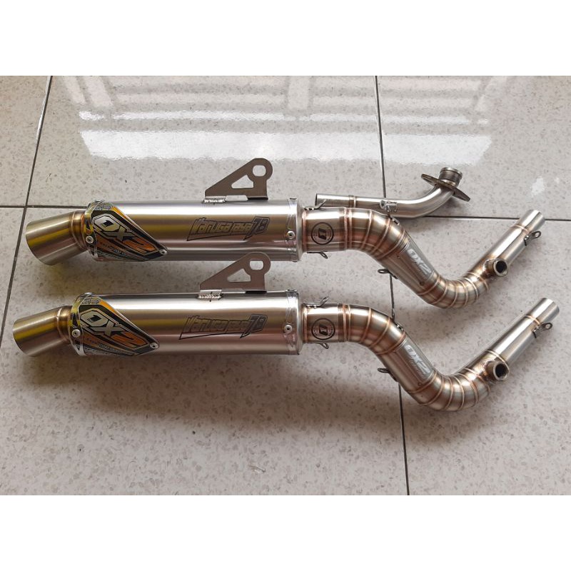 knalpot Aerox 155cc OX2 Racing exhaust