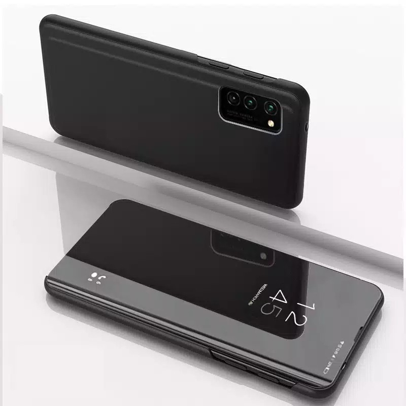 FLIP CASE SAMSUNG A54 A34 4G 5G A13 4G A03 A03 CORE / SAMSUNG A33 A53 A73 5G CLEAR VIEW FLIP MIRROR COVER CASE LUXURY STANDING CASING