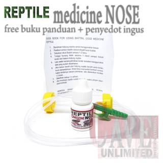 Reptile Medicine Nose obat pilek flu hewan  reptil  sulcata 