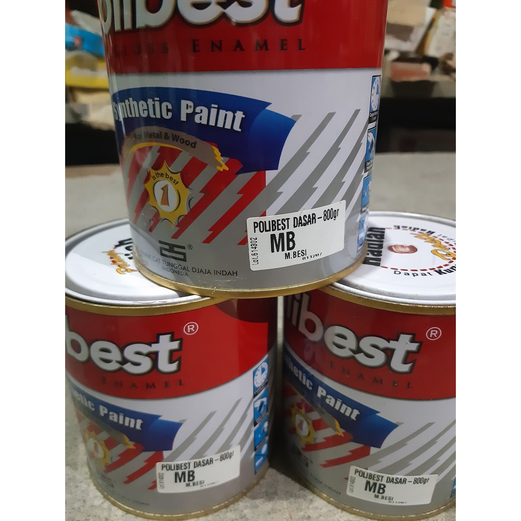 Menie Besi 800 gram Kaleng Polibest