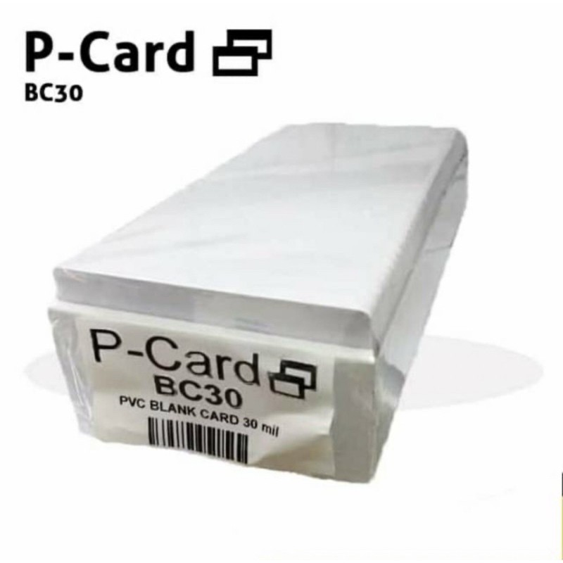 

Pvc blank Merk PCard isi 250