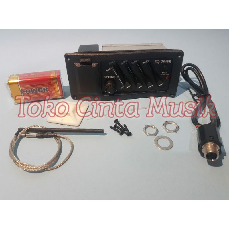 Preamp EQ 7545 R - Gitar Akustik