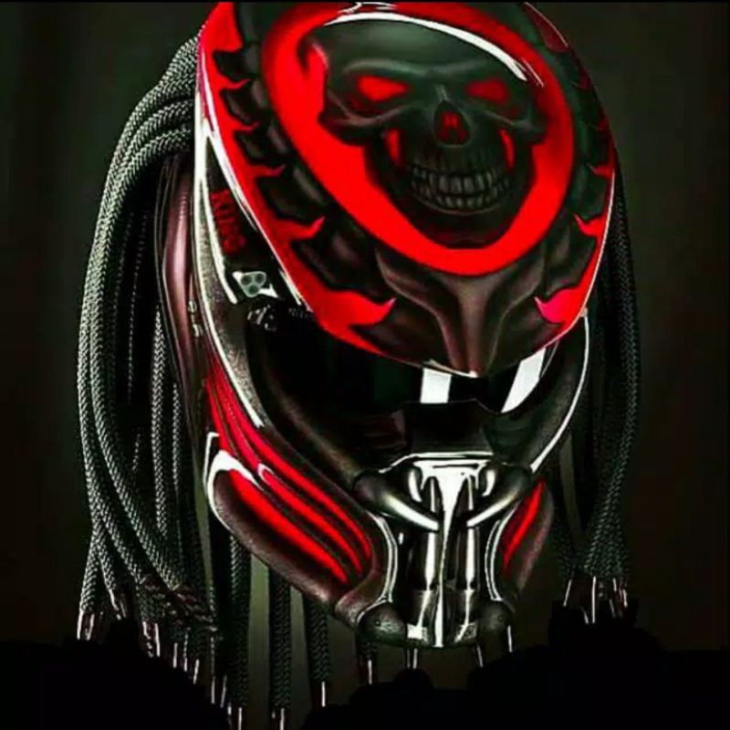 Helmet Custom Predator / Helm Custom Predator