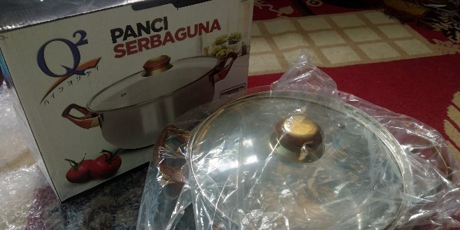 Panci Kuwah Q2/panci Serbaguna/panci Serbaguna Stenlis