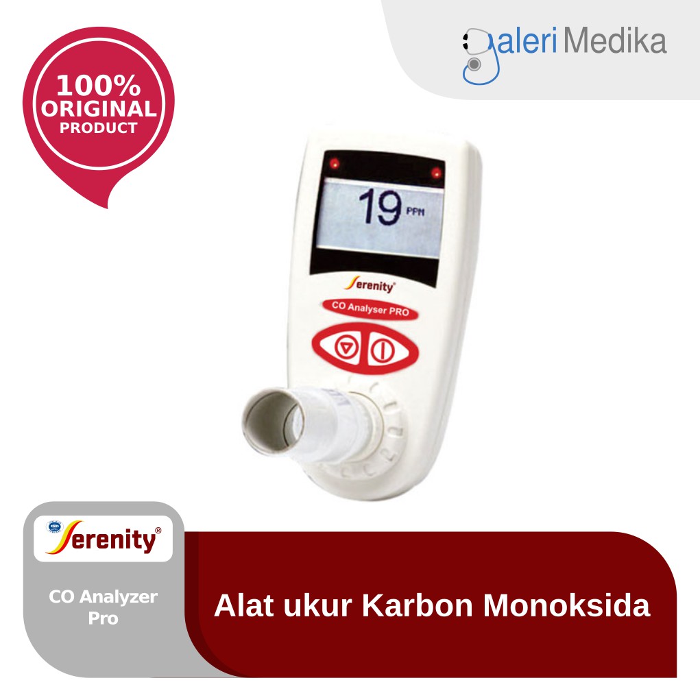 Serenity Co Analyzer Pro - Alat ukur Karbon Monoksida