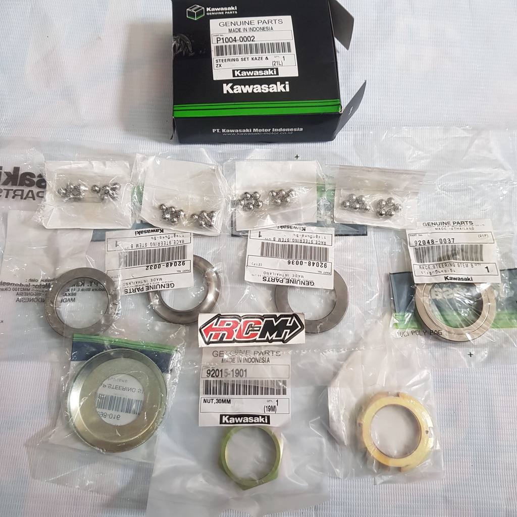 KONES CONES KOMSTIR STEERING SET ATAS BAWAH KAZE ZX130 ORI ORIGINAL KAWASAKI KGP ASLI P1004-0002