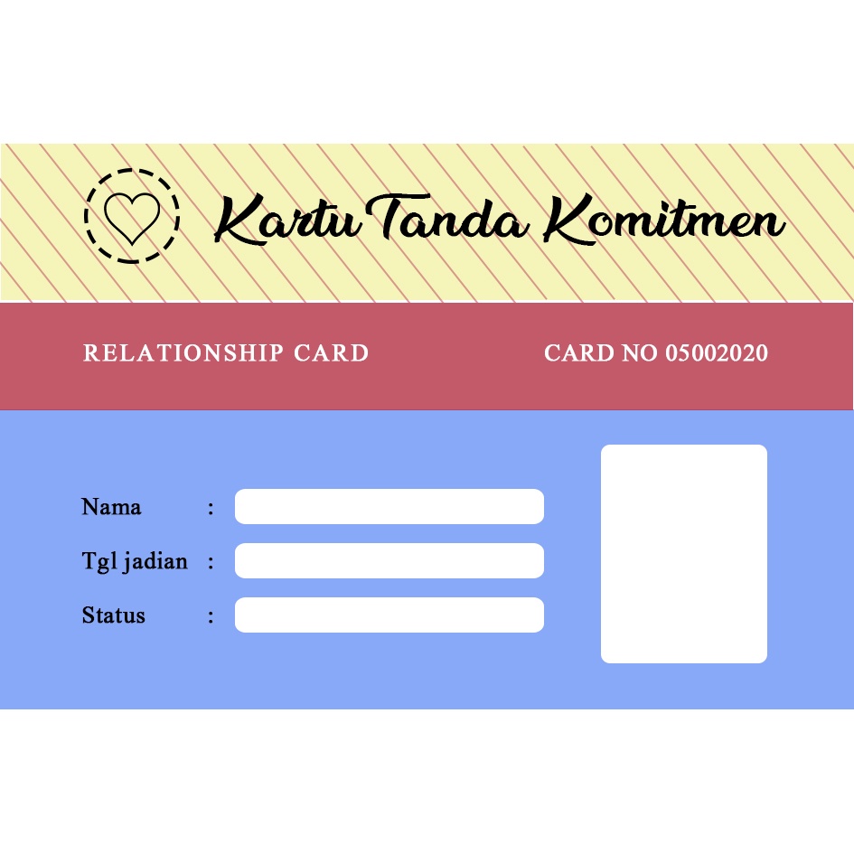 

ID CARD, KUPON DATE (PAKET BUCIN)