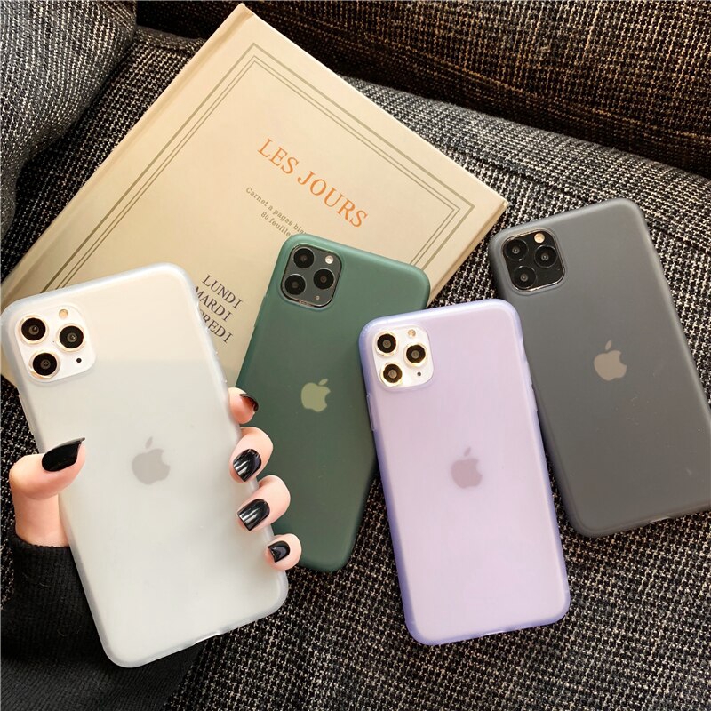 iPhone 11 Pro Max SE 2020 Casing Soft Case Silikon Matte Shockproof