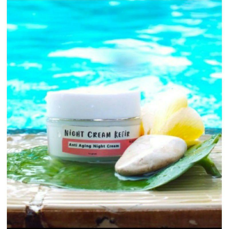 NIGHT GLOWING CREAM KEFIR/CREAM MALAM/LOVELY KEFIR NATURE BPOM