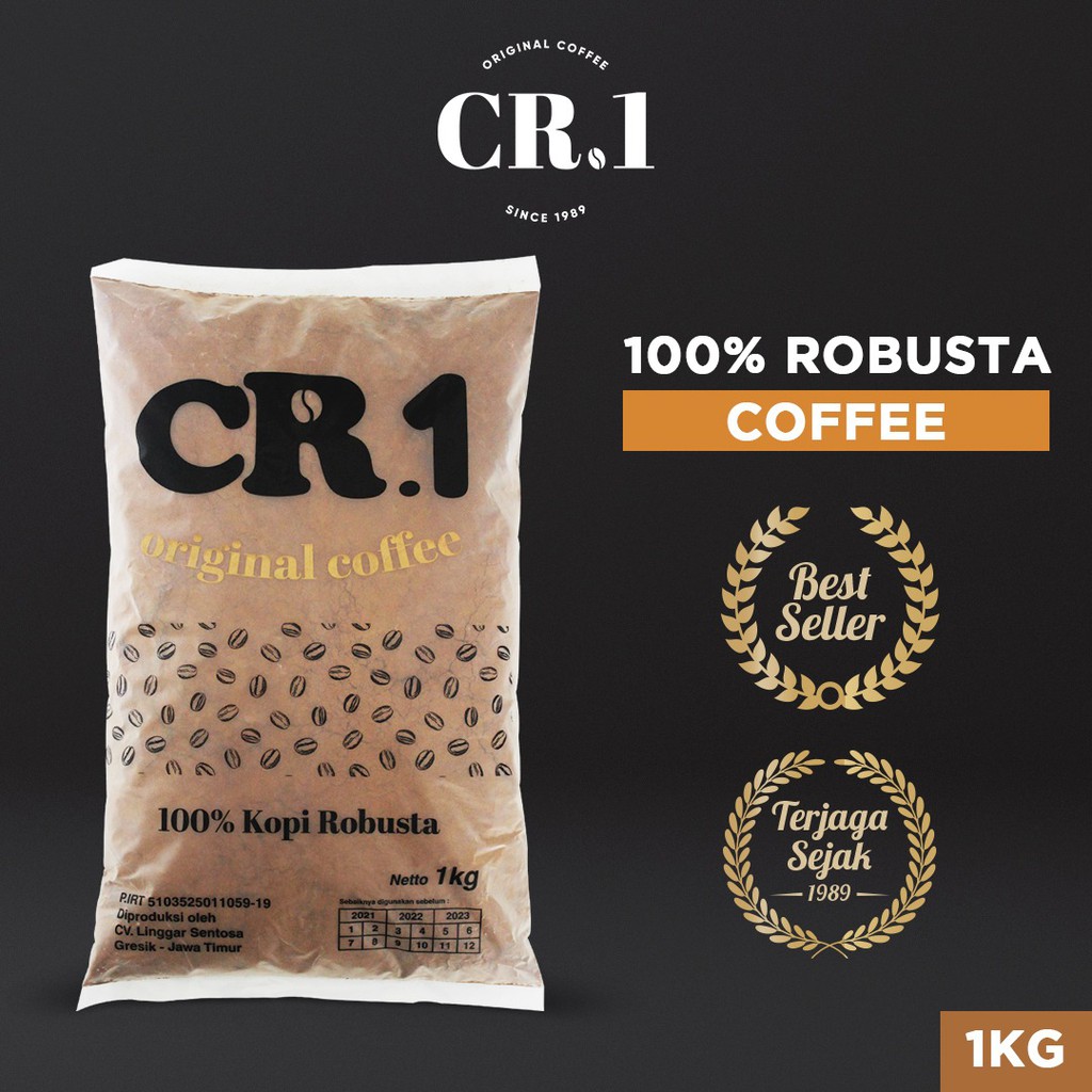 CR1 Coffee - Kopi Bubuk Cr1 Kemasan 1Kg