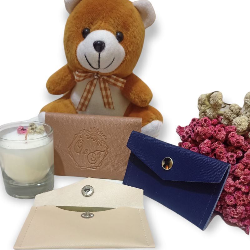 SOUVENIR CARDHOLDER | CARD HOLDER SOUVENIR / DOMPET KARTU 1 SLOT | TEMPAT KARTU / TEKAR/SUVENIR PERNIKAHAN