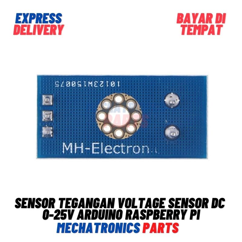 SENSOR TEGANGAN VOLTAGE SENSOR DC 0-25V ARDUINO RASPBERRY PI