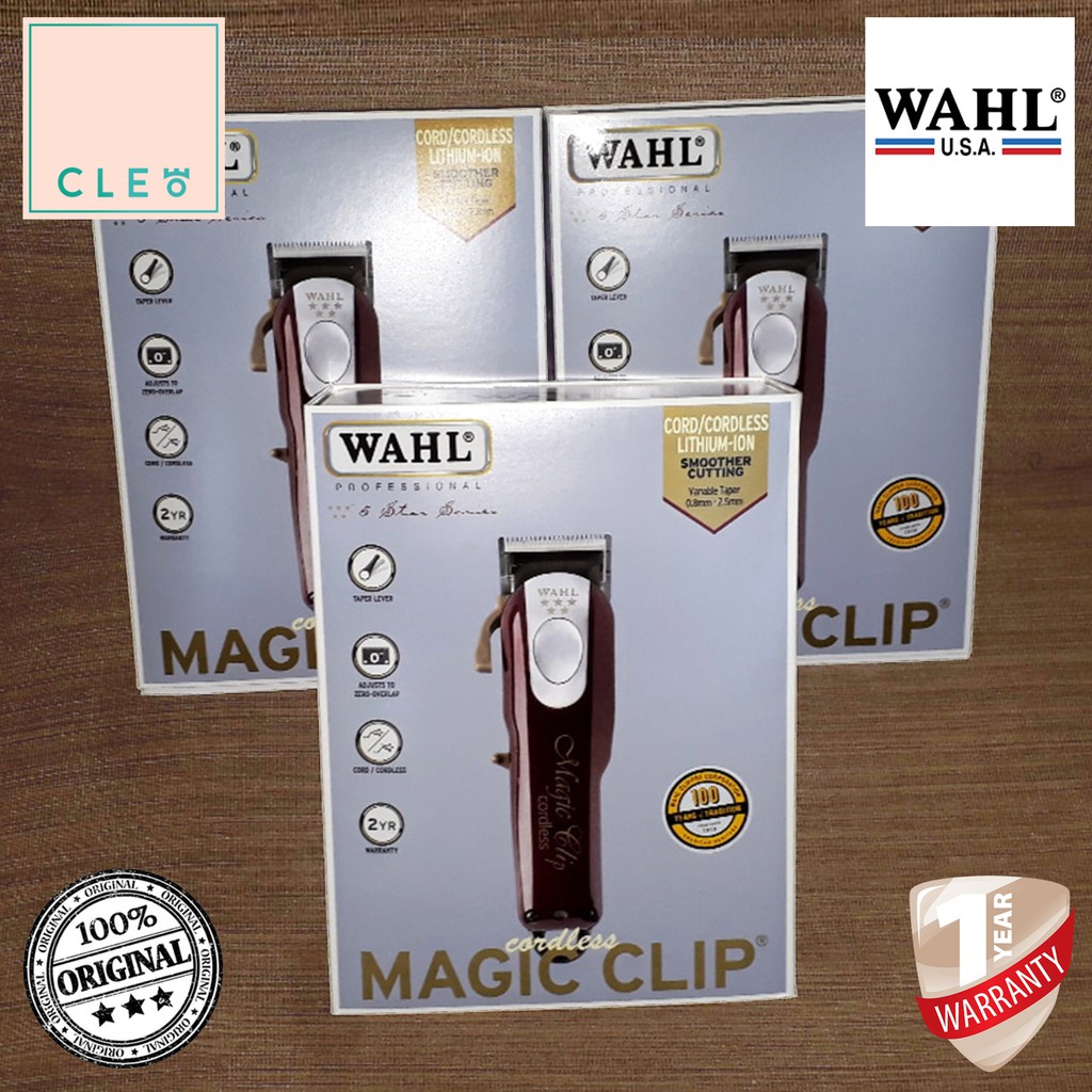 WAHL Magic Clip Cordless Hair Clipper -Mesin Cukur Rambut Wireless - 100% Original