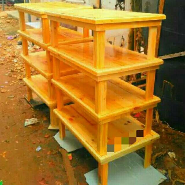 MEJA LESEHAN KAYU JATI BELANDA