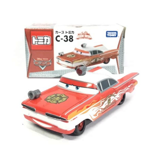 Tomica Disney Pixar Cars C38 Ramone Fire Chief Rescue Go Go Made in China