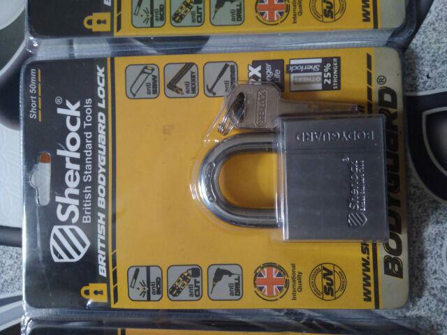 Gembok Sherlock Bodyguard 50mm Leher Panjang