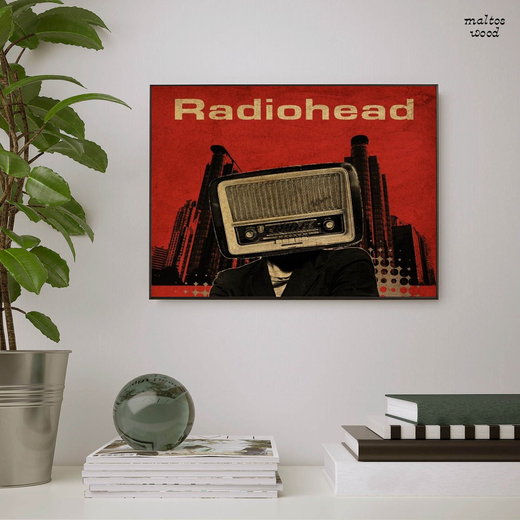 Poster Radiohead (City) + Frame