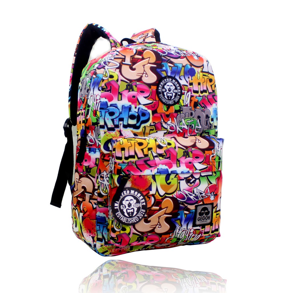 tas ransel trendy / tas backpack anak sekolah distro/ransel pria / ransel sekolah/ransel grafity