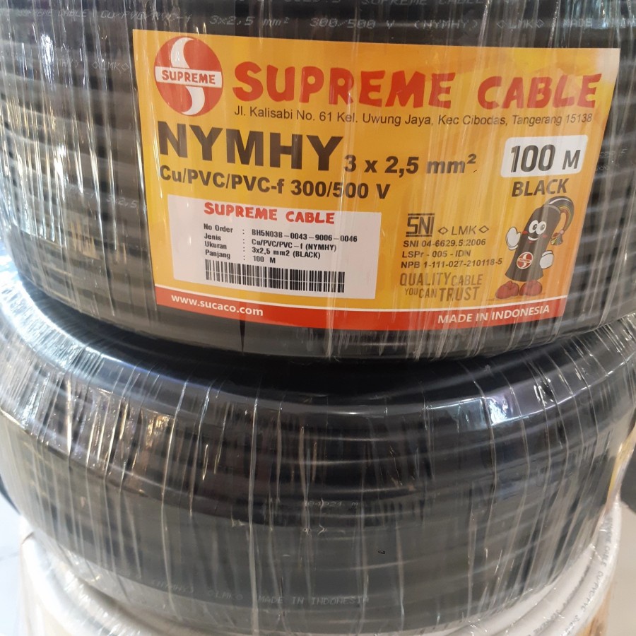 kabel nymhy 3x2.5 100 m supreme