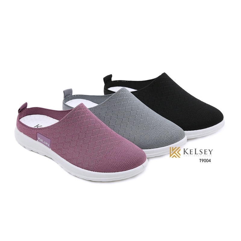 (GRATIS ALAS KAKI) NICOLE SANDAL FLAT WANITA KELSEY T9004 SANDAL SELOP FLYKNIT