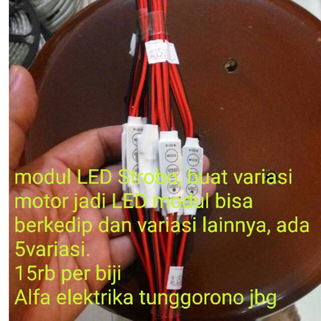 Modul Lampu Hias Led Strip Strobo Dengan 5 Variasi Kedip Cocok Buat Modif Motor Mobil Shopee Indonesia