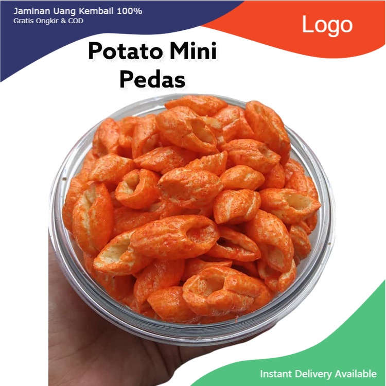 

Snack jajan potato mini pedas snack