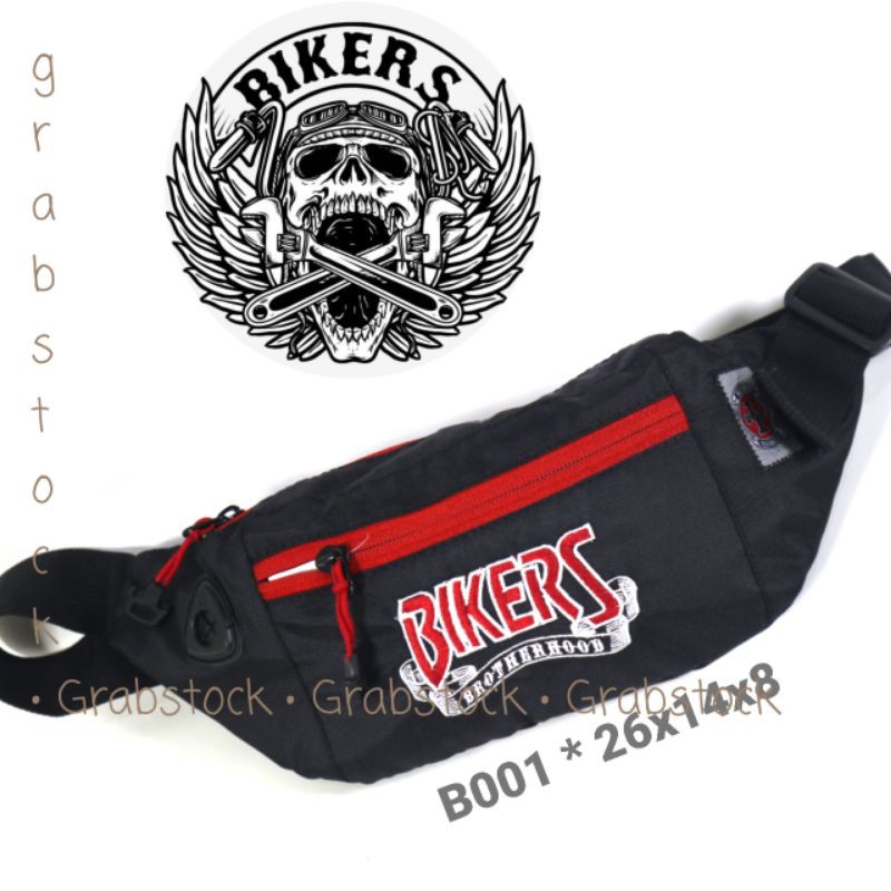 Grabstock Biker Waistbag Tas Pinggang 001