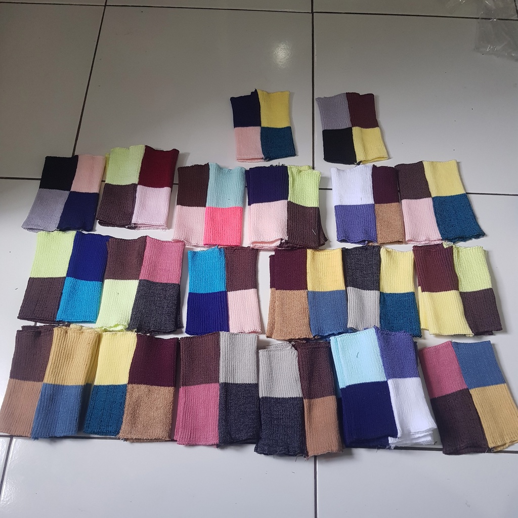 Ciput rajut bandana 4 warna murah berkualitas