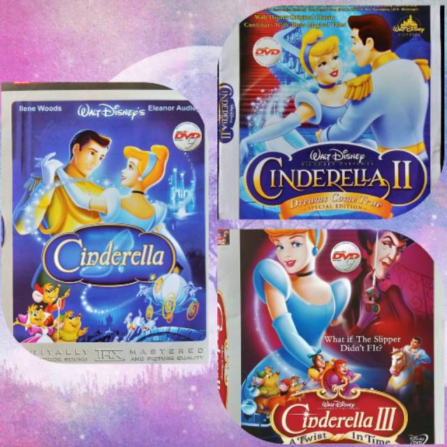 KASET FILM CINDERELLA LENGKAP - KASET FILM KARTUN ANIMASI ANAK ANAK TERBARU - KASET FILM DONGENG DUN