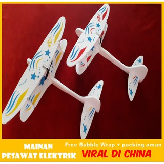 Mainan Pesawat Terbang Styrofoam Menggunakan Batrai 200 Mah Produk Mainan Viral Shopee Indonesia
