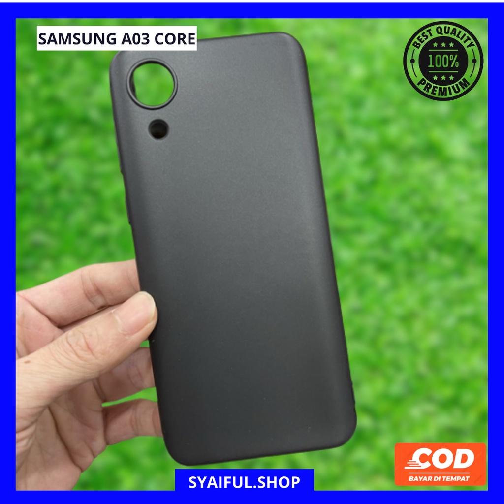 SAMSUNG A03 CORE PREMIUM BLACK MATTE WITH CAMERA PROTECTOR