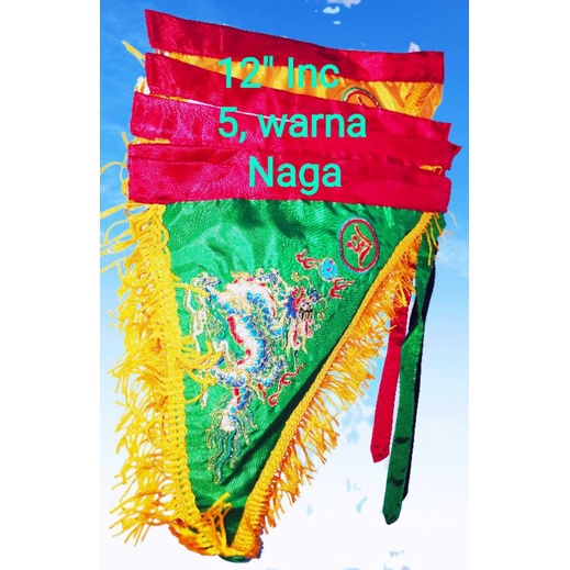 Bendera Naga 5 Warna 12"